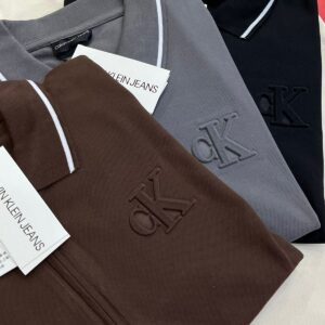 FIRST COPY calvin klien Half zipper matty fabric t-shirt