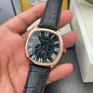 FIRST COPY Cartier Lethar belt watch for men