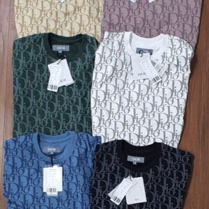 FIRST COPY DIOR LYCRA ROUND NECK T-SHIRT