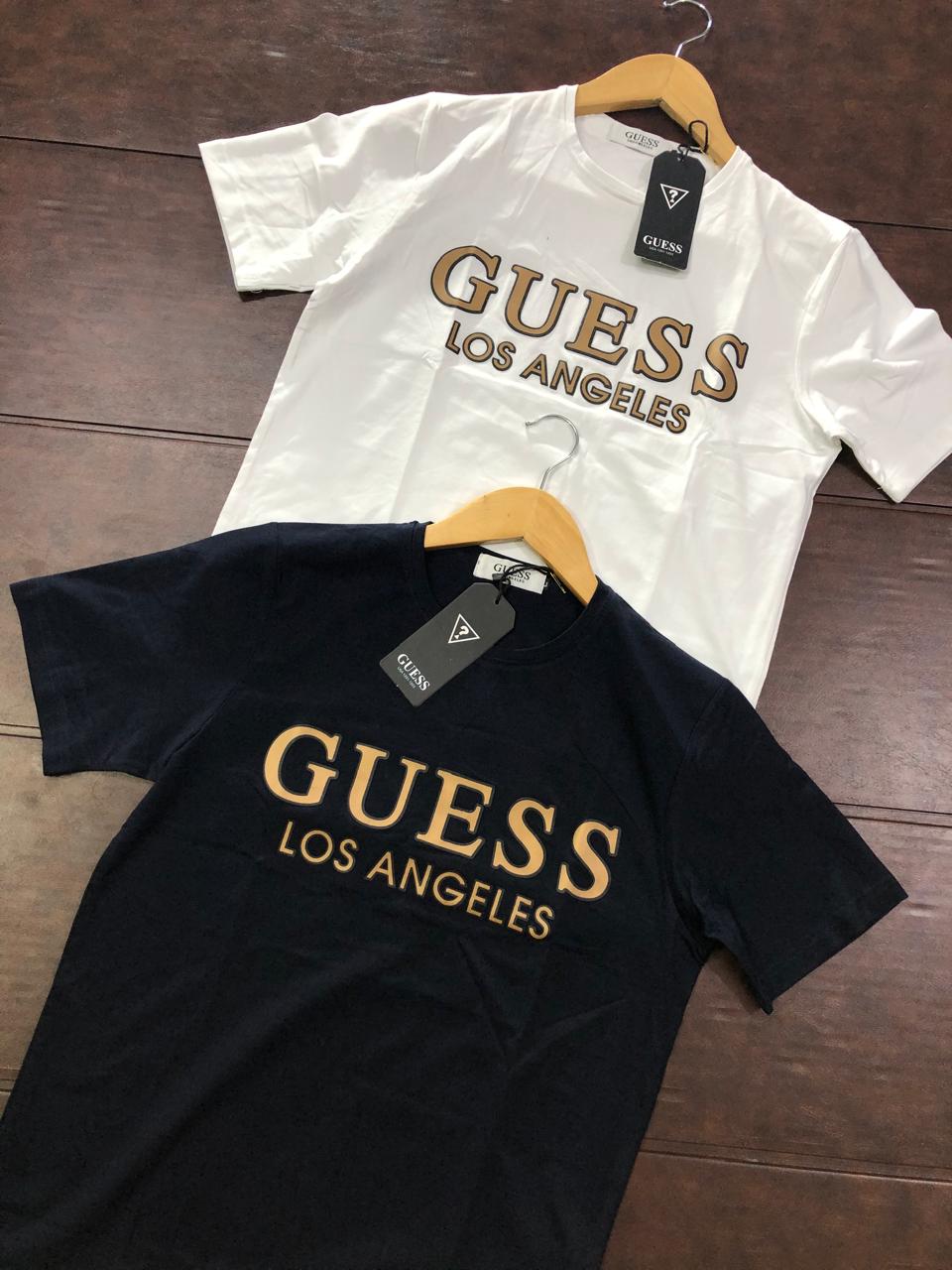 FIRST COPY GUESS IMPORTED LYCRA T-SHIRTS - Image 2