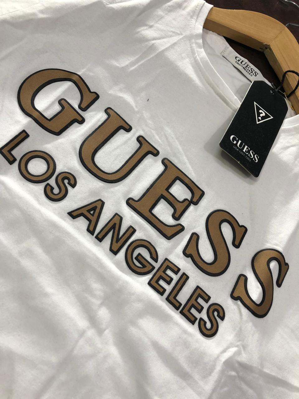 FIRST COPY GUESS IMPORTED LYCRA T-SHIRTS - Image 3