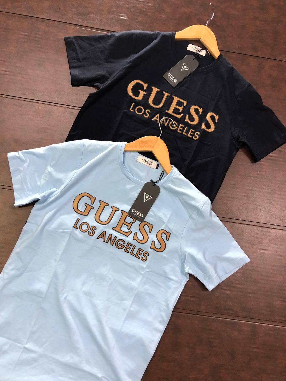 FIRST COPY GUESS IMPORTED LYCRA T-SHIRTS - Image 4