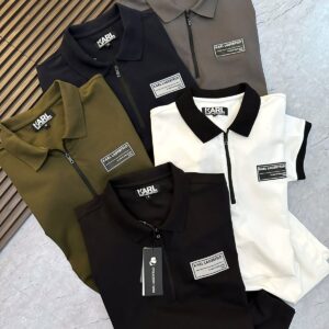 FIRST COPY KARL EXCLUSIVE ZIPPER POLOS T-SHIRT