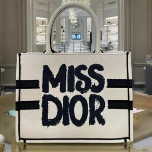 FIRST COPY Miss Dior Graffiti Book Large Tote Bag