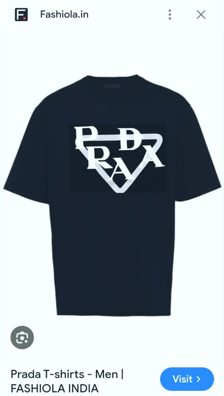 FIRST COPY PRADA VERY PREMIUM CREW NECK TSHIRTS - Image 2