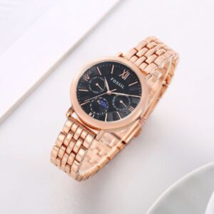 First Copy Fossil ES3121 Jacqueline Sun Moon Copper-Black