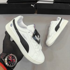 FIRST COPY Puma BMW MMS Court White/Black For Girls