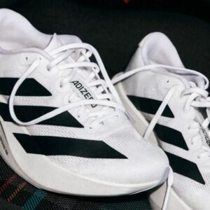 FIRST COPY ADIDAS ADIZERO EVO SL WHITE BLACK SHOES FOR MEN