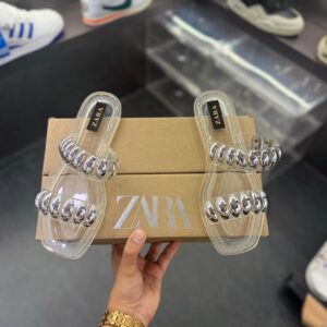 FIRST COPY ZARA-METALLIC GLASS TRANSPARENT FLATS