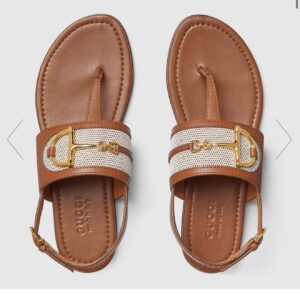 FIRST COPY GUCCI THONGS SANDAL FOR WOMAN
