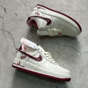 FIRST COPY Airforce originals heart mehroon sole girls