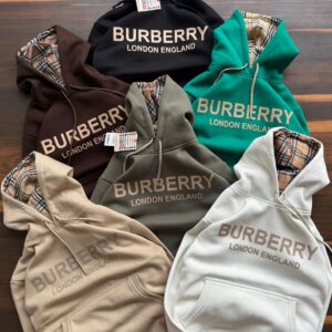 FIRST COPY BURBERRY 3-THREAD COTTON FLEECE HOODIE