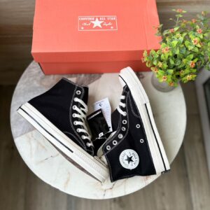 FIRST COPY CONVERSE CHUCK MID 70 BLACK WHITE