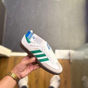 ADIDAS ORIGINALS SAMBA WHITE GREEN SHOE