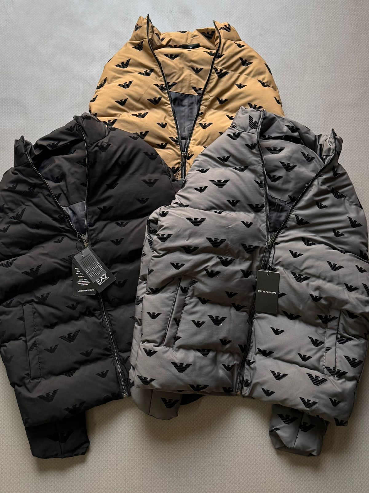 FIRST COPY ARMANI IMPORTED NYLON FABRIC PUFFERS JACKETS