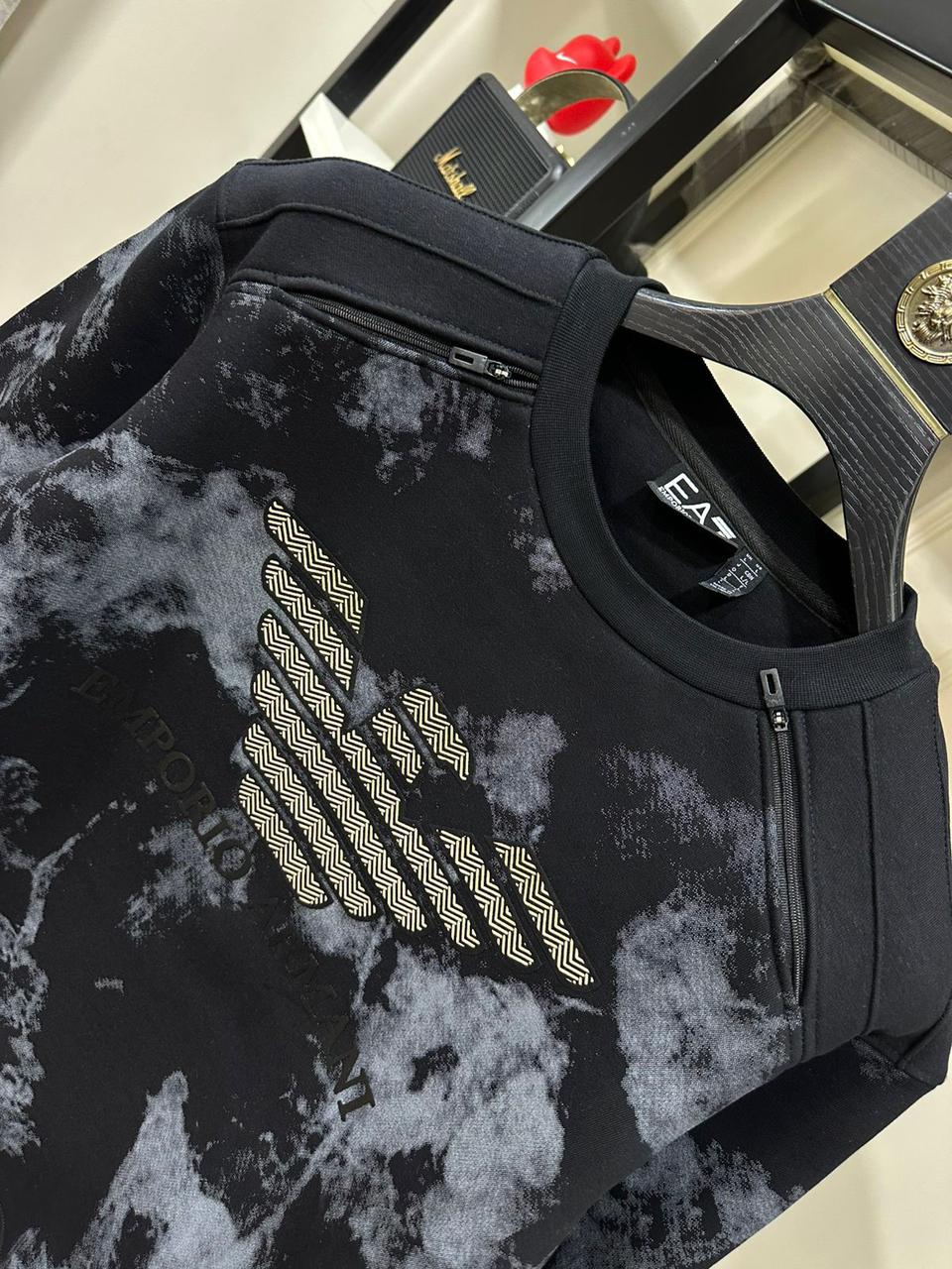 FIRST COPY Armani imported Round neck Sweatshirt