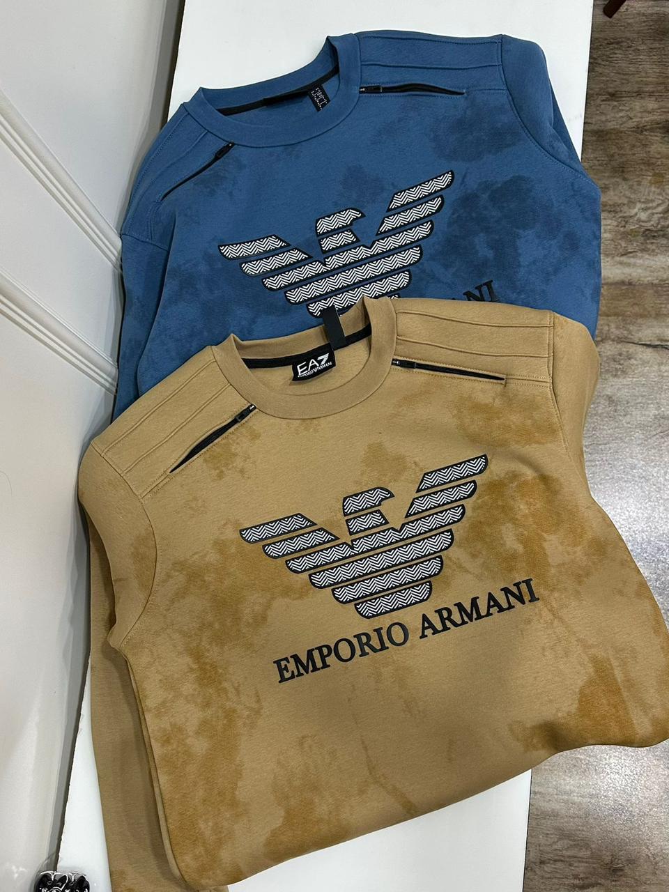 FIRST COPY Armani imported Round neck Sweatshirt - Image 6