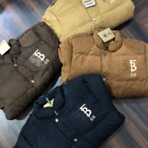FIRST COPY BURBERRY IMPORTED PUFFERS SUEDE JACKET