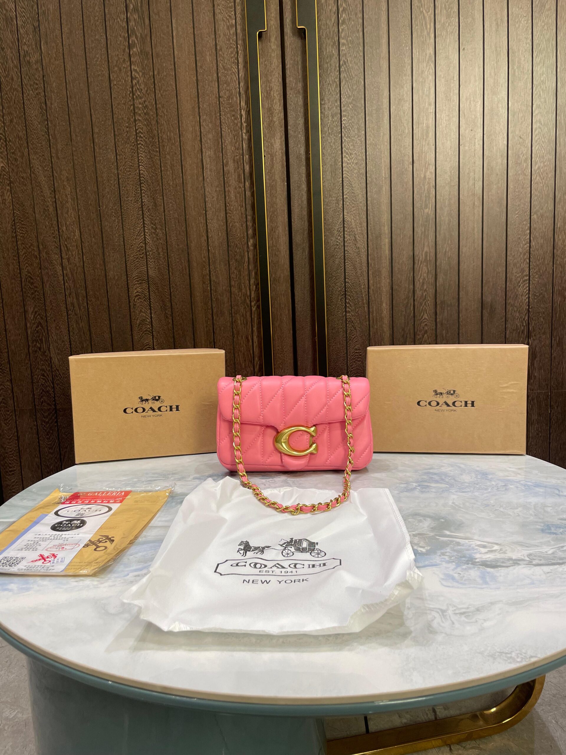 FIRST COPY Coach mini tabby pillow shouder bag - Image 2