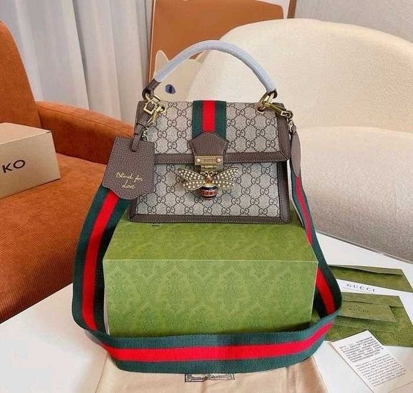 FIRST COPY GUCCI BEE QUEEN HANDLE BAG - Image 5