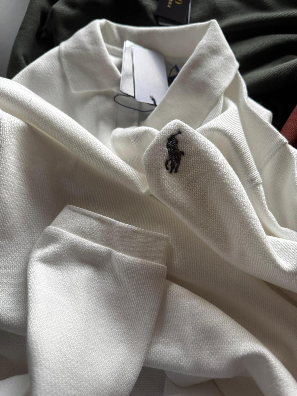 FIRST COPY RALPH LAUREN IMPORTED FULL SLEEVES POLO TEES - Image 7