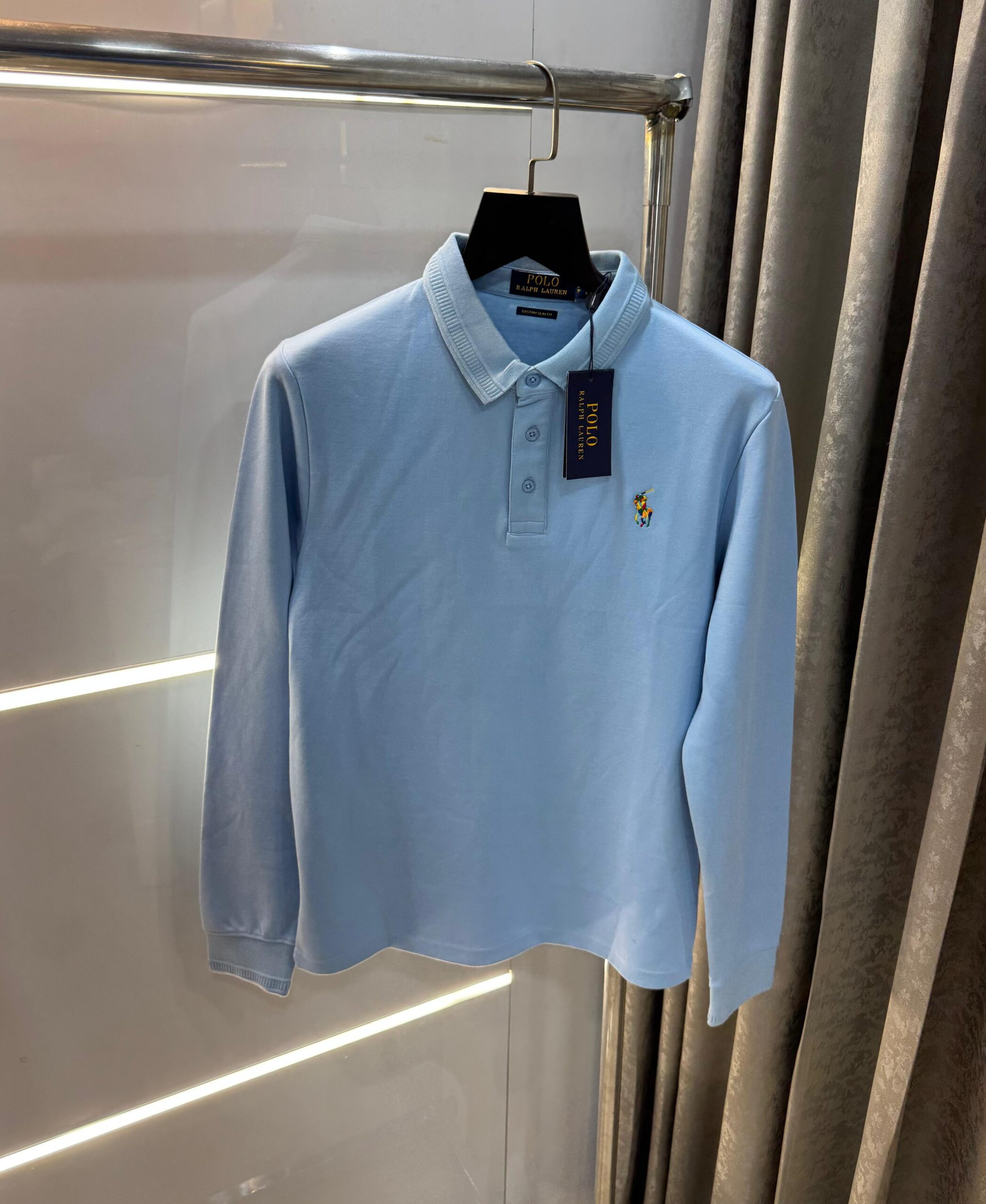 FIRST COPY Ralph Lauren Premium Full Sleeves Polo T-Shirts - Image 2