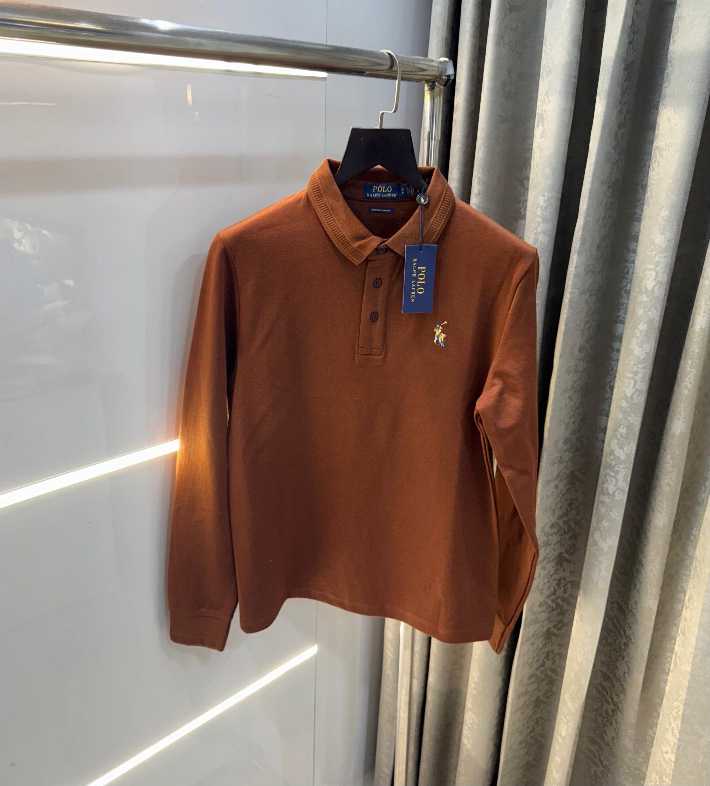 FIRST COPY Ralph Lauren Premium Full Sleeves Polo T-Shirts - Image 4
