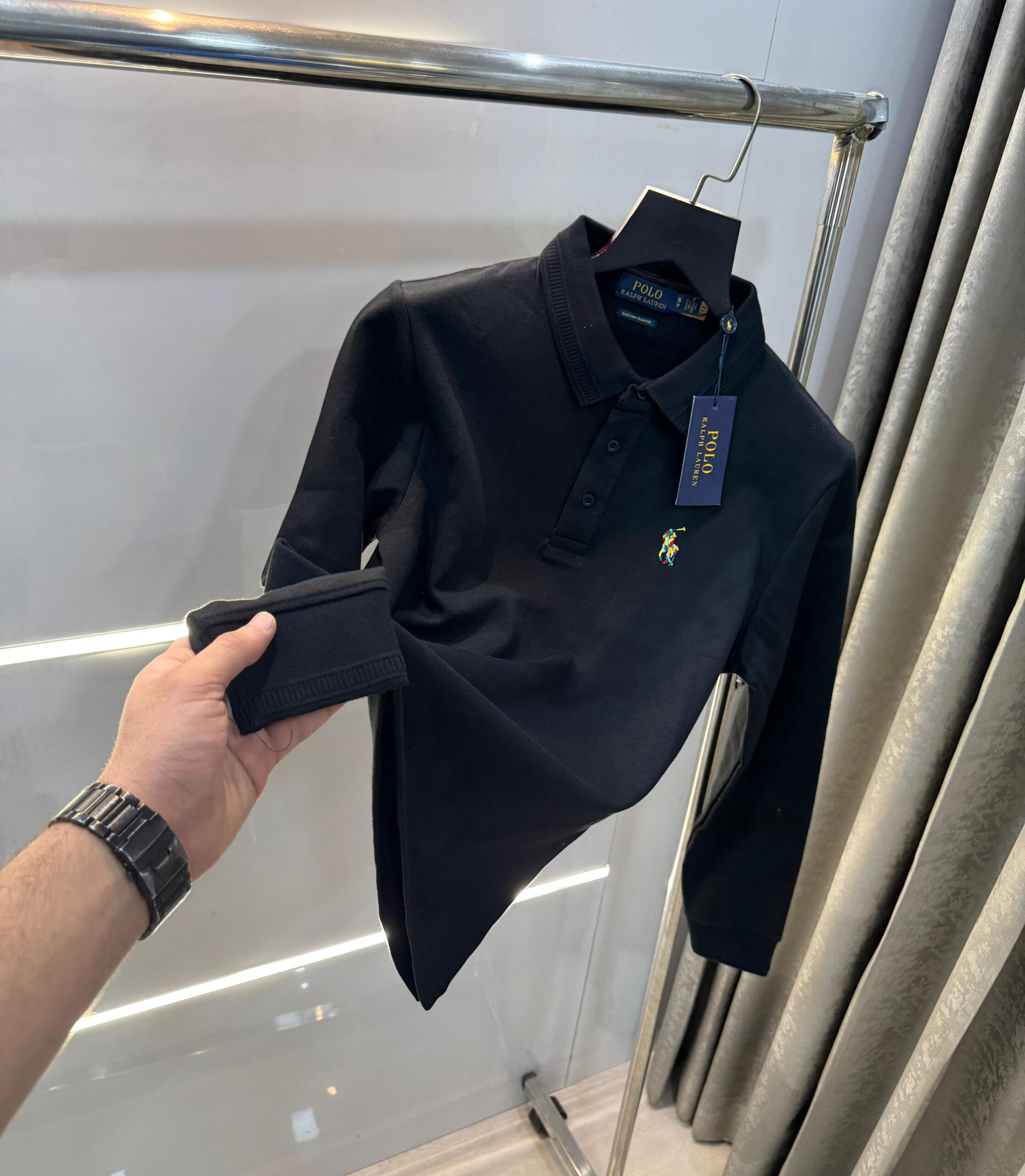 FIRST COPY Ralph Lauren Premium Full Sleeves Polo T-Shirts - Image 5